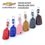 ซองหนัง แท้ กุญแจรีโมทรถยนต์ Chevrolet Colorado / Trailblazer / Cruze / Sonic