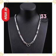 Thailand amulet stainless steel necklace Single Buckle Three Buckle Five Buckle amulet necklace stai