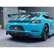 Porsche 718 Cayman Side Skirt Lip GT4 RS Spoiler GT Wing Diffuser Carbon Bodykit Bumper
