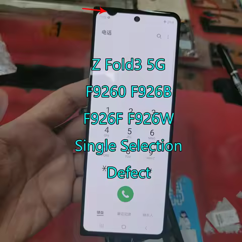 AMOLED With Defect Z Fold 3 5G LCD For Samsung Z Fold3 5G F9260 F926B F926U LCD Display Touch Screen