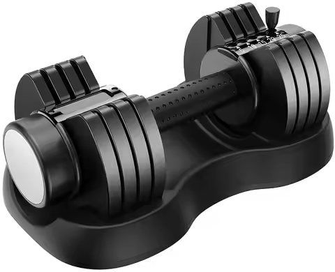Smart Dumbbells Set 25lb Dumbbell with Anti-Slip Handle for Exercise & Fitness Fast Adjust Weight fo