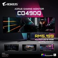 # GIGABYTE 49" AORUS CO49DQ Gaming Monitor 144HZ DQHD QD-OLED With DisplayHDR True Black 400