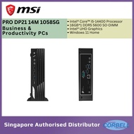 MSI PRO DP21 14M 1058SG Desktop Pc Intel Core i5-14400 14th Gen/16GB DDR5 5600/512Gb SSD/UHD Graphic