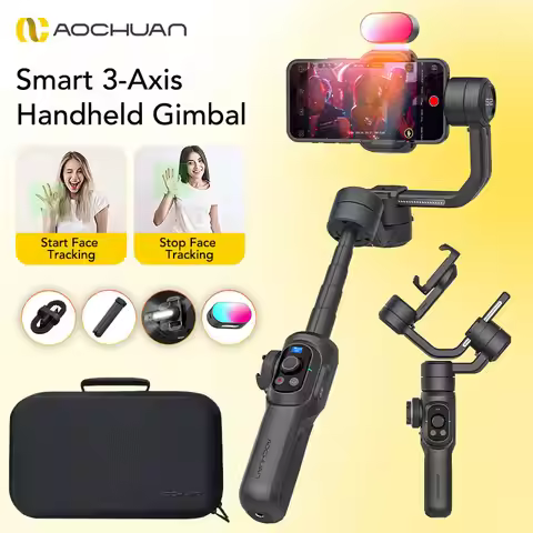 AOCHUAN Smart S2 Kit Professional 3-Axis Handheld Gimbal Stabilizer For IPhone And Android Smartphon