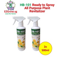 HB-101 Plant Vitalizer RTS (500ml  and 1.5 L refill) for All Plants 100% Natural & Organic