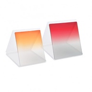 P-Size 84 Series Graduated RED Square Filter 84mm x 100mm Gradual RED