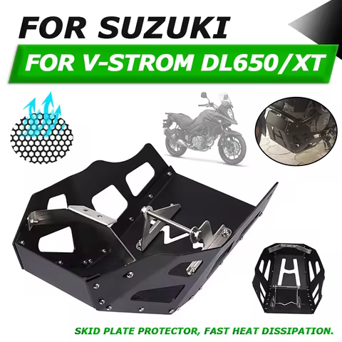 For SUZUKI V-strom 650 DL 650 V-STROM 650XT 2017 - 2020 vstrom 650 Accessories Motorcycle Skid Plate