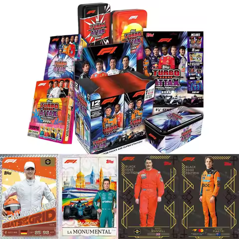 Genuine 2026 Topps Turbo Attax Formula 1 Official Racing Trading Cards Holiday Gifts