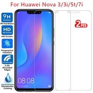 protective tempered glass for huawei nova 5t 7i 3i 3 screen protector on huawey nova5t nova7i nova3 