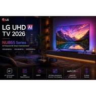 New LG UHD AI TV 50"/55"/65" inch NU865 Series AI-Powered 4K Smart TV