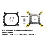 Backplate Bracket HSF Intel LGA Screw 775/115x/1200/1700 Alder Lake