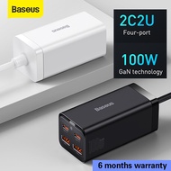 Baseus GaN3 Pro 100W 2U+2C Desktop Charger Power Strip Charging Station Fast Charger For Laptop