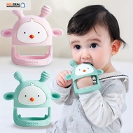 Silicone Baby Teething Toy Non-Drop Infant Chewing Toy 6-12 Months Baby Teething Toy (1/2 Pack)