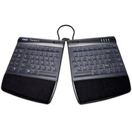 ECS KINESIS Freestyle 2 Split Keyboard Ergonomic - Black Silicone Cover Clear Skin Rubber Keyboard C