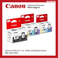 Canon original ink cartirdges PG 47/ CL57s small/ CL 57 standard / Canon E410/ E470 printer