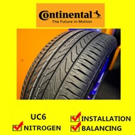 Continental UltraContact UC6 tyre tayar tire (with installation) 195/55R15 185/55R16 195/50R16 195/5