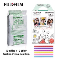 Fujifilm Instax Mini Film Plain White + ฟิล์ม Winnie the Pooh สำหรับ FujiFilm Mini EVO 11 7s 8 9 90 Liplay Mini Link Camera 50s SP-1 SP-2 Lomography Lomo Instant Camera