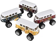 Forest & Twelfth Die-cast VW Bus Toy β 1962 Classical Volkswagen Bus with Big Wheels Realistic Vinta