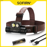 ไฟหน้าสำหรับ Sofirn-HS20 USB C 18650ชาร์จไฟฉายคาดศีรษะ LED ได้2700lm ไฟหน้าทรงพลังพร้อม Mhp065-CB แส