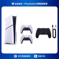 SONY PS5 PlayStation 5 Slim 游戲主機 雙手制+SONY DualSense®無線控制器 黑色 (PC CABLE)