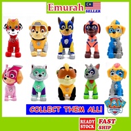 PAW PATROL Mighty Pups Action Figure Collectible Doll Gift Kids Kek Boy Toys Girl Toy Mainan Budak L