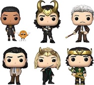 Funko Pop! The Loki Set of 6 - Kid Loki, President Loki, Sylvie, Ravonna Renslayer w/Minutes, Loki and Mobius