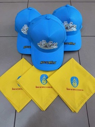 หมวกลูกเสือ เนตรนารี ยุวกาชาด หมวกลูกเสือสำรอง หมวกรด. อุปกรณ์ลูกเสือคุณภาพดี ผ้าพันคอจิติาสา หมวกจิ