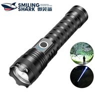 SmilingShark SD5395 LED Torch Light Super Bright M60 6000LM Flashlight Zoomable 4Modes 26800 Type-C 
