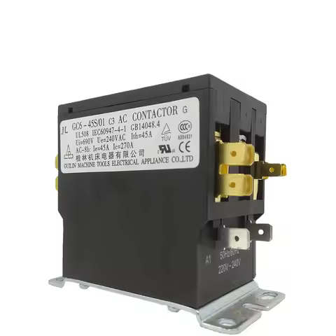 GC6-45S/01 C3 High Quality Brand 220V Ac Contactor 45A Single Phase 1 Pole air Condition Contactor R