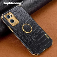 OPPO Reno 7 Reno7 Pro 5G Phone Cases Soft Leather Cover with Metal Finger Ring Stand for OPPO Reno7 Z 7Z
