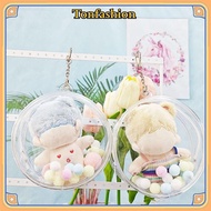 TONFASHION  Outdoor Bag, Transparent Multicolor Doll Display Box, 10cm Doll Bag Decoration Dia. 12/1