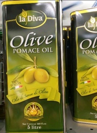 La Diva Olive Pomace Oil 5 litre (Product of Italy) Halal Certified