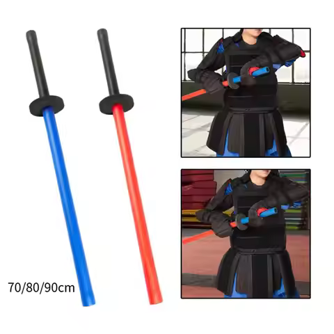 2x Sponge Training Swords Anti-slip Training Gear Portable Martial Arts Training Equipment for Sword
