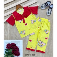 Wholesale Borong Kids Pyjamas Silk Baju Kanak2 Vietnam
