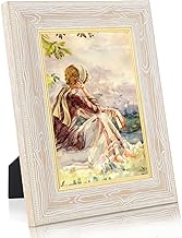 GULETHUN 8x10 Frame, Vintage Picture Frames Wood-Toned, 8 by 10 Transitional Modern Rustic Poster Fr