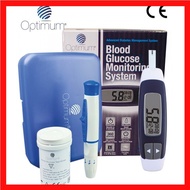 Alat Check Gula dalam Darah blood Glucose Monitor Optimum Blood Sugar Monitor System Blood Test Stri