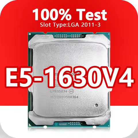 Xeon E5-1630V4 CPU 14nm 4 Cores 8 Threads 3.7GHz 10MB 140W processor LGA2011-3 CPU for X99 motherboa