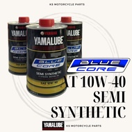 YAMAHA YAMALUBE AT 10W-40 BLUE CORE Semi Synthetic 1Liter [100% ORIGINAL]