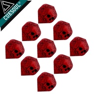 CUESOULSkull Dart Flights Dart Flight Dart Wings Dart Tail ，Set of 9 pcs