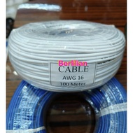 AWG16 CABLE 100M LENGTH WHITE STRING Awg 16 Strand Pure Copper Cable