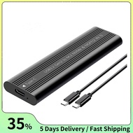 M.2  NVME SSD Enclosure Tool-Free  USB3.2 Type C 20Gbps External Solid State Enclosure Adapter for 2