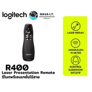 Logitech R400 Laser Presentation Remote (รีโมทพรีเซนเทชั่นไร้สาย) รับประกันศูนย์ 3 ปี