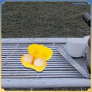 [LsxmzMY] 2 Grid Egg Holder Refrigerator Egg Storage Protection Shockproof Eggs Box Eggs