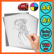 [INSTANT] Tracing Paper A4 / A3 Printing (110gsm, Single Sided) Printing Service, Tracing Printing, 