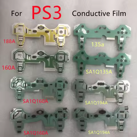 5pcs/lot for Ps3 Game Controller Conductive Film Keypad Button Ribbon Flex Cable SA1Q160A SA1Q194A S