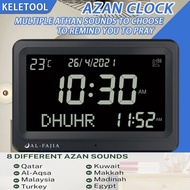 Azan Platform Clock Azan Prayer Clock Digital Prayer Platform Clock Decorative Square Wall Clock Des