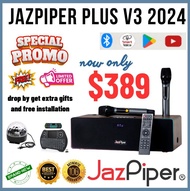 Jazpiper Plus V3 All-In-One Karaoke System | Full Song Library, Control via HP/REMOTE/VOICE  | | 2 Wireless Rechargeable UHF Microphones ★♛ Wang Lei Recommend KTV Karaoke ❤️SG Ready Stock❤️