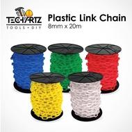 8mm PVC Plastic Chain Colour Chain Hardware | Rantai Plastik