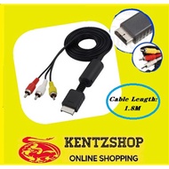 Playstation PS1/PS2/PS3 AV Cable Game Console Component Accessories (Grade A)