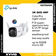 TP-LINK Tapo C325WB max. 512GB mSD Outdoor Security Wi-Fi Camera ( Tapo C200/ C310WS / C320WS / C500